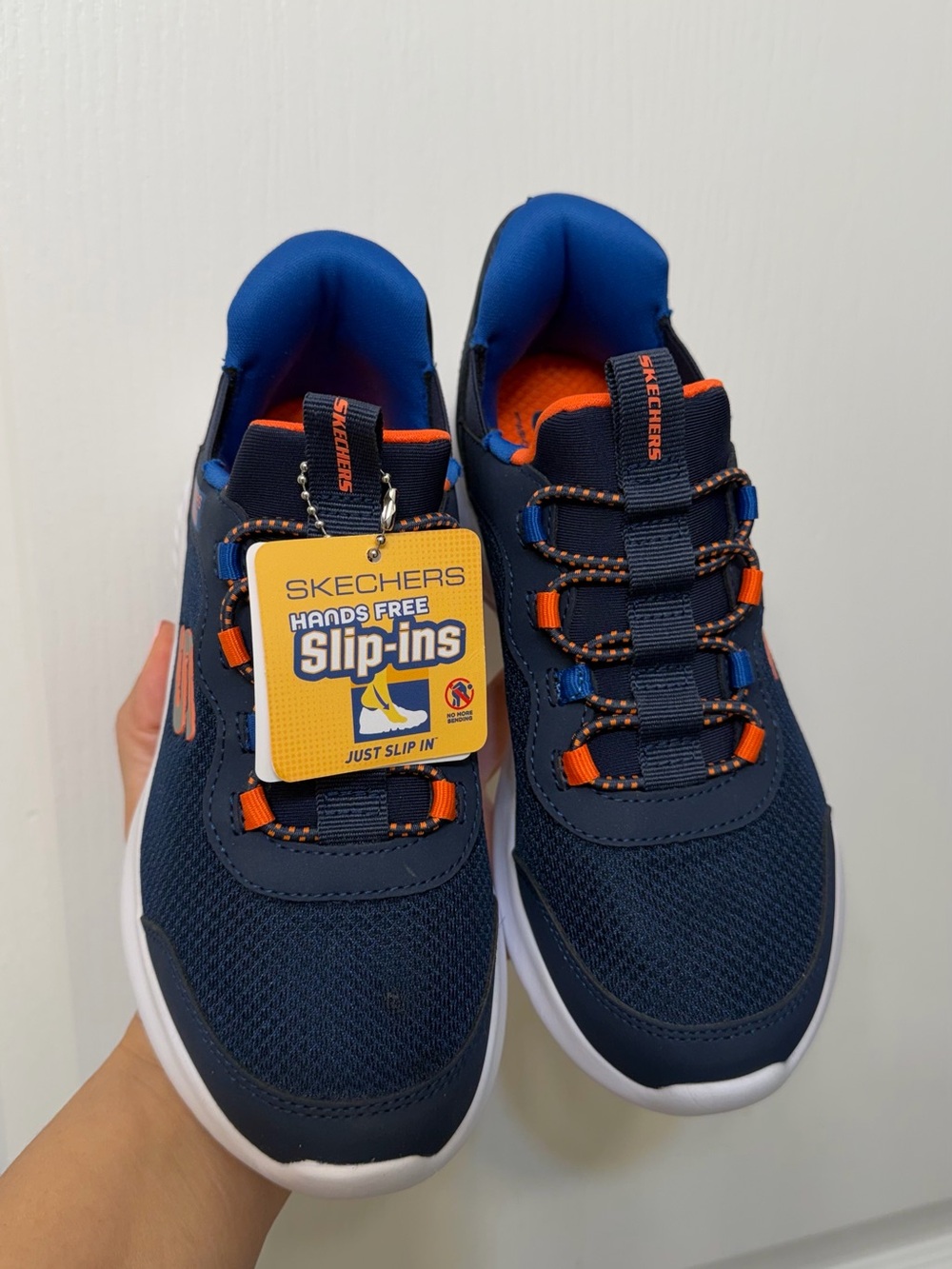 NWT Skechers Hands Free Slip-Ins Sneakers Shoes w Air-Cool Memory Foam Size 1
